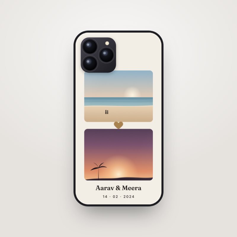 Couple Photo Phone Case