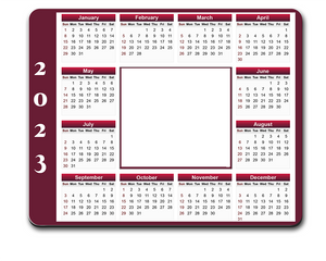 Calendar Mousepad with Logo 2023