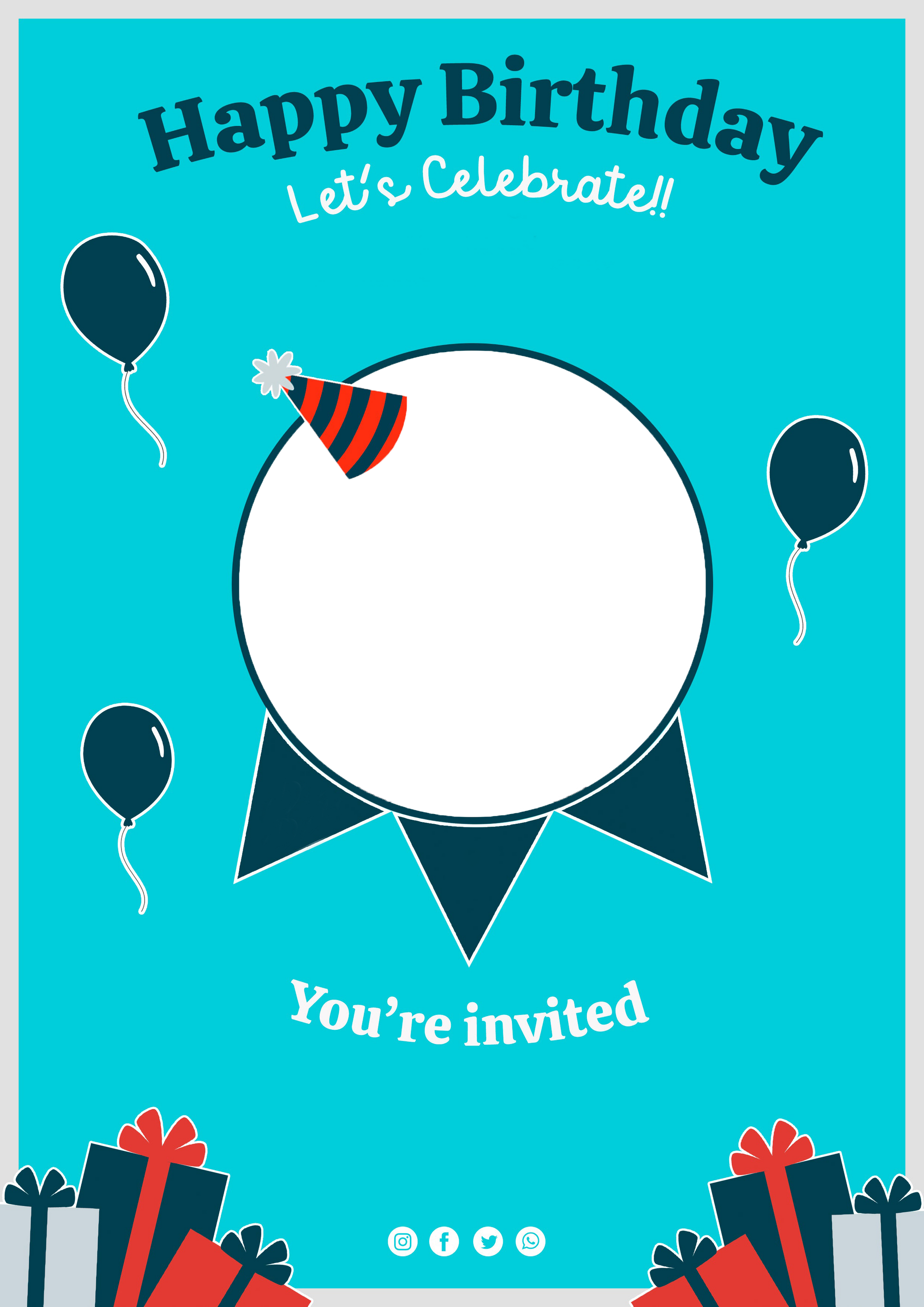 Customised Birthday Invitation Card 2