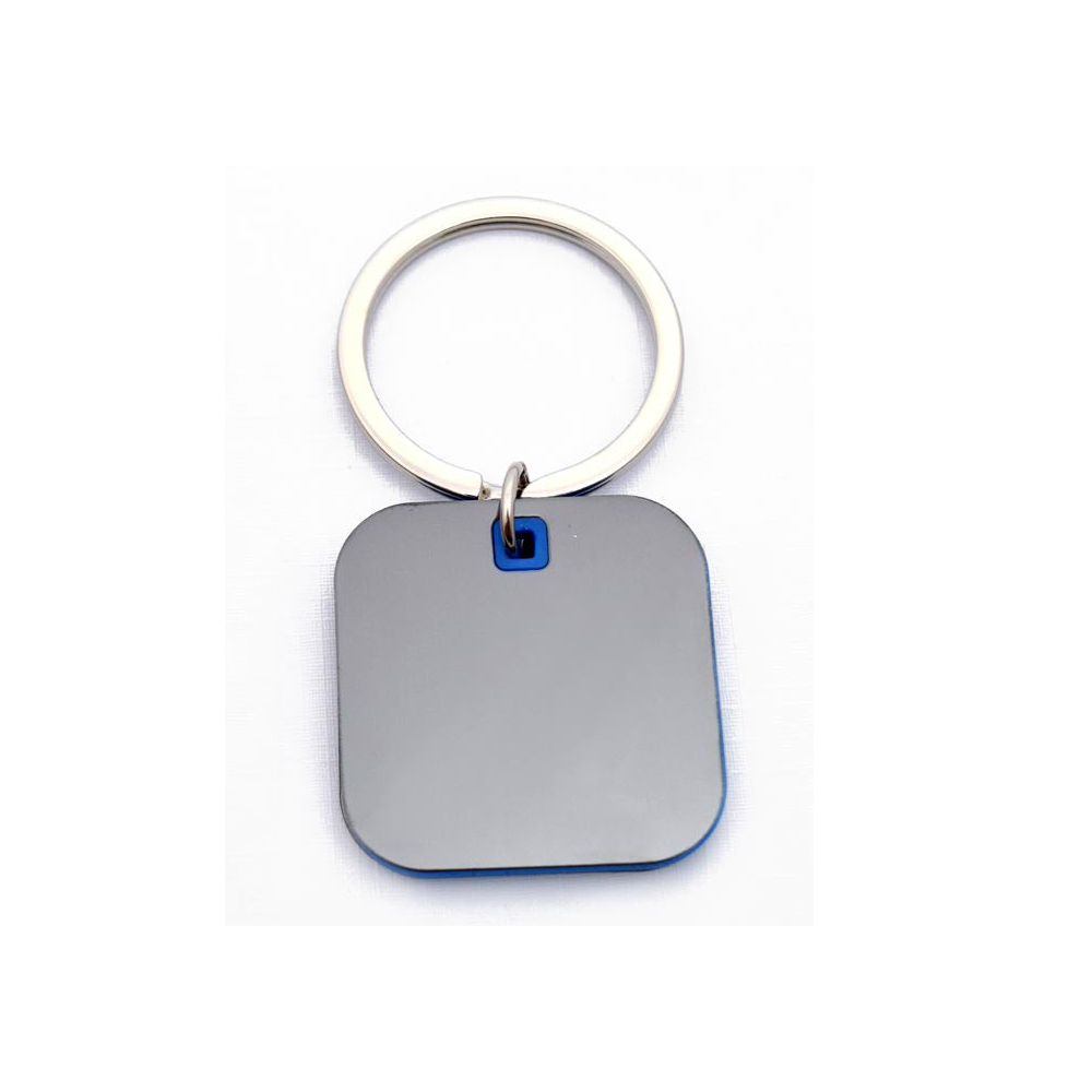 Droplet Shape Keychain with Highlights