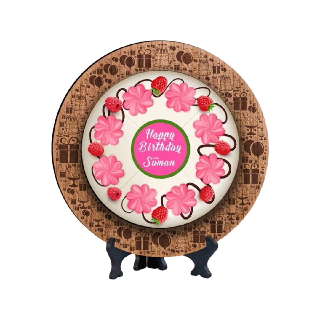 Round Cake Magnetic Photo Stand