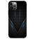 A0114-Black and Blue Back Cover for Apple iPhone 12 Pro