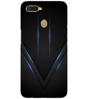 A0114-Black and Blue Back Cover for Oppo A11K
