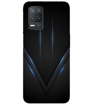 A0114-Black and Blue Back Cover for Realme Narzo 30 Pro