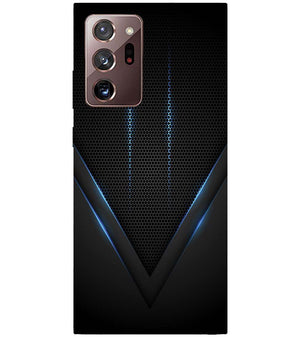 A0114-Black and Blue Back Cover for Samsung Galaxy Note20 Ultra