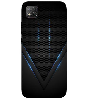 A0114-Black and Blue Back Cover for Xiaomi Poco C3