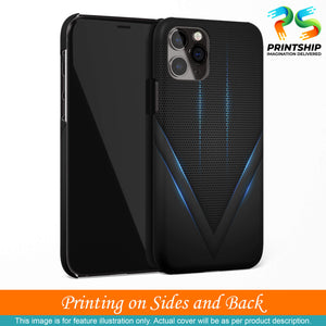 A0114-Black and Blue Back Cover for Oppo Reno4 Pro-Image3