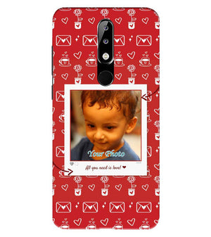 A0501-Need is Love Back Cover for Nokia 5.1 Plus (Nokia X5)