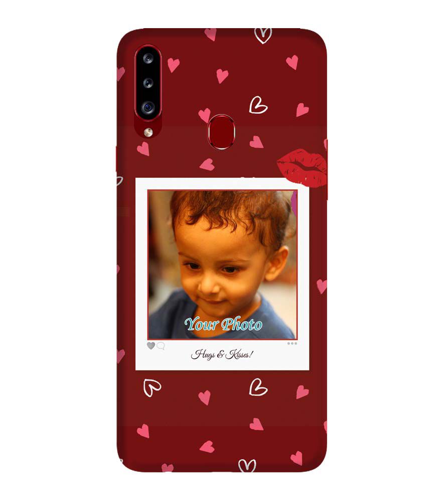 A0502-Hugs n Kisses Back Cover for Samsung Galaxy A20s