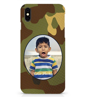 A0506-Camouflage Photo Back Cover for Apple iPhone X