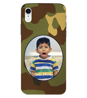 A0506-Camouflage Photo Back Cover for Apple iPhone XR
