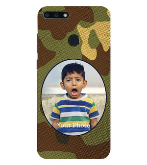 A0506-Camouflage Photo Back Cover for Huawei Honor 7A