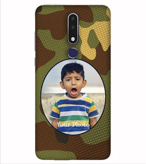 A0506-Camouflage Photo Back Cover for Nokia 7.1