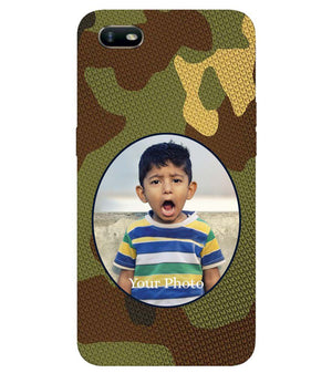 A0506-Camouflage Photo Back Cover for Oppo A1k