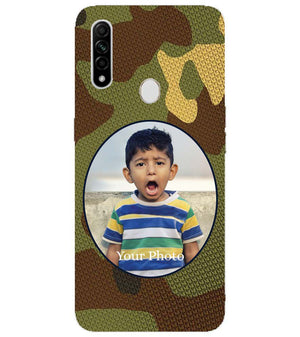 A0506-Camouflage Photo Back Cover for Oppo A31