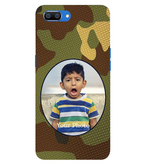 A0506-Camouflage Photo Back Cover for Oppo A5