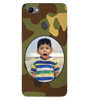 A0506-Camouflage Photo Back Cover for Oppo F7