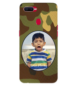 A0506-Camouflage Photo Back Cover for Oppo F9 Pro