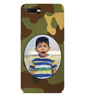 A0506-Camouflage Photo Back Cover for Oppo K1