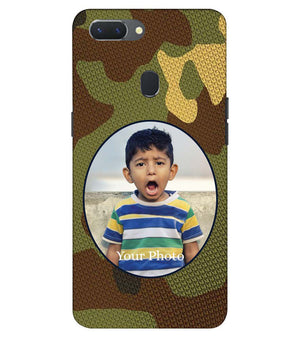 A0506-Camouflage Photo Back Cover for Oppo Realme 2
