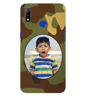 A0506-Camouflage Photo Back Cover for Oppo Realme 3