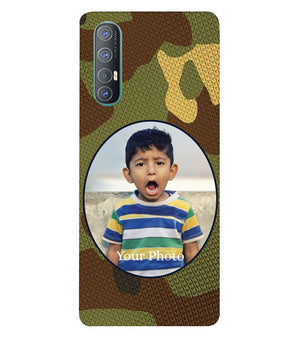 A0506-Camouflage Photo Back Cover for Oppo Reno3 Pro