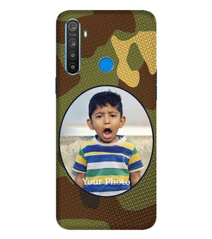 A0506-Camouflage Photo Back Cover for Realme 5i