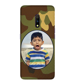 A0506-Camouflage Photo Back Cover for Realme X