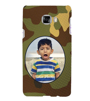 A0506-Camouflage Photo Back Cover for Samsung Galaxy C7 Pro