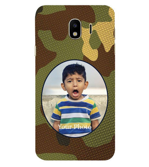 A0506-Camouflage Photo Back Cover for Samsung Galaxy J4 (2018)