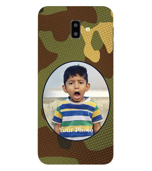 A0506-Camouflage Photo Back Cover for Samsung Galaxy J6+