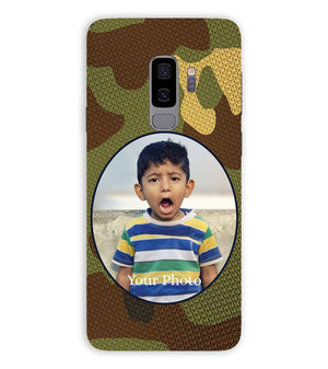 A0506-Camouflage Photo Back Cover for Samsung Galaxy S9+ (Plus)