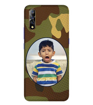 A0506-Camouflage Photo Back Cover for Vivo S1