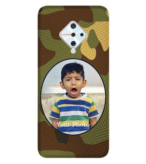 A0506-Camouflage Photo Back Cover for Vivo S1 Pro