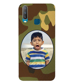 A0506-Camouflage Photo Back Cover for Vivo Y17