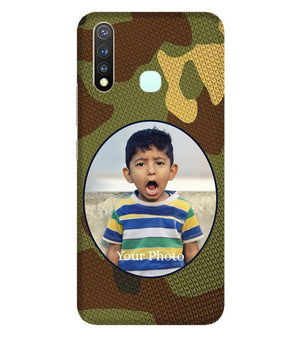 A0506-Camouflage Photo Back Cover for Vivo Y19