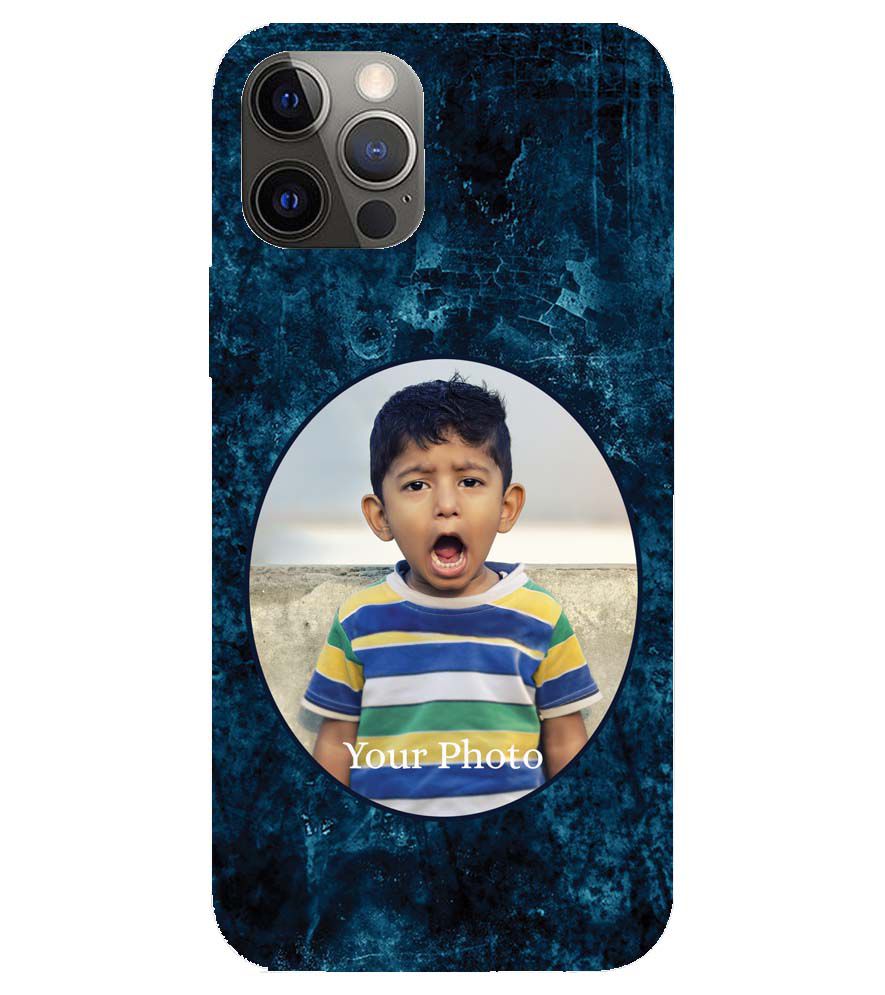 A0508-Photo on Blue Back Cover for Apple iPhone 12 Pro