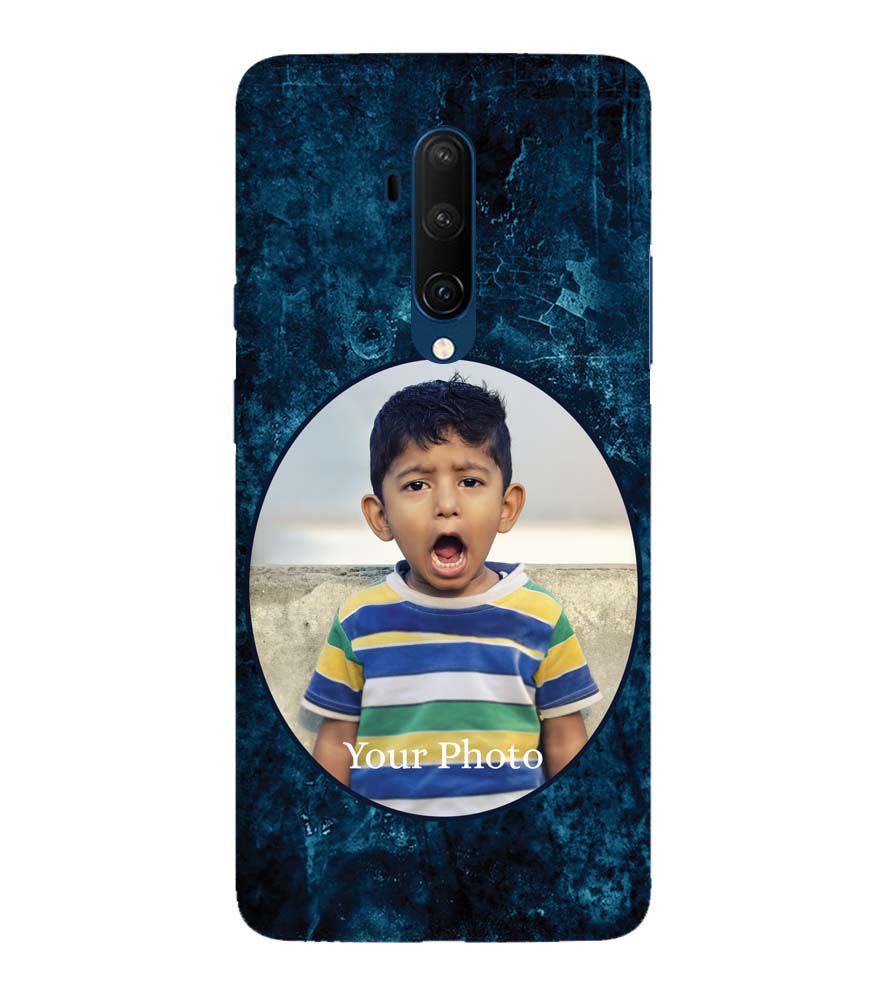 A0508-Photo on Blue Back Cover for OnePlus 7T Pro
