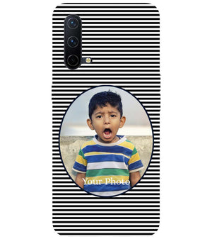 A0509-Stripes and Photo Back Cover for OnePlus Nord CE 5G