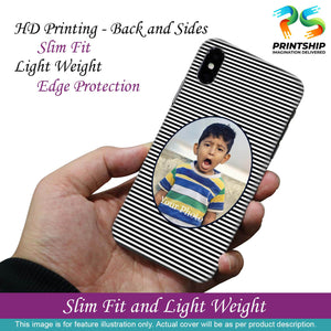 A0509-Stripes and Photo Back Cover for Realme 8-Image2
