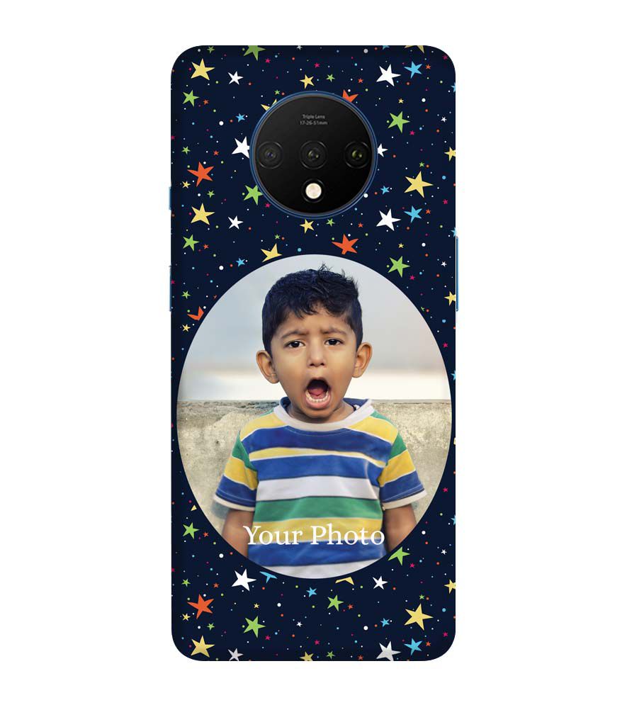 A0510-Stars and Photo Back Cover for OnePlus 7T