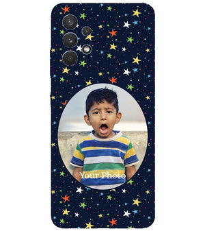 A0510-Stars and Photo Back Cover for Samsung Galaxy A32