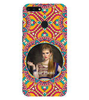 A0511-Cool Patterns Photo Back Cover for Huawei Honor 7A
