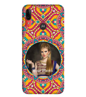A0511-Cool Patterns Photo Back Cover for Motorola Moto E6s