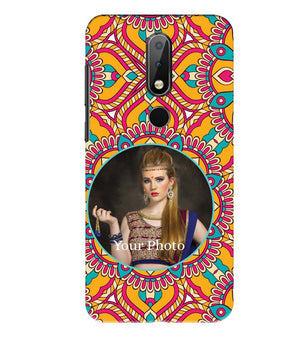 A0511-Cool Patterns Photo Back Cover for Nokia 6.1 Plus (Nokia X6)