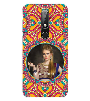 A0511-Cool Patterns Photo Back Cover for Nokia 6.1 (2018)