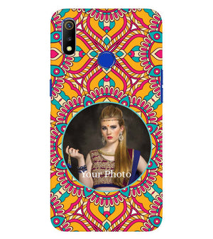 A0511-Cool Patterns Photo Back Cover for Oppo Realme 3
