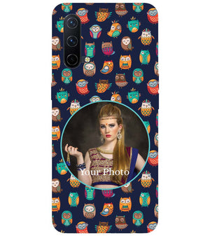 A0512-Owly Pattern Photo Back Cover for OnePlus Nord CE 5G