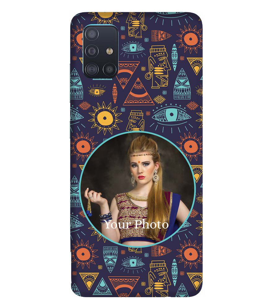 A0513-Traditional Pattern Photo Back Cover for Samsung Galaxy A51