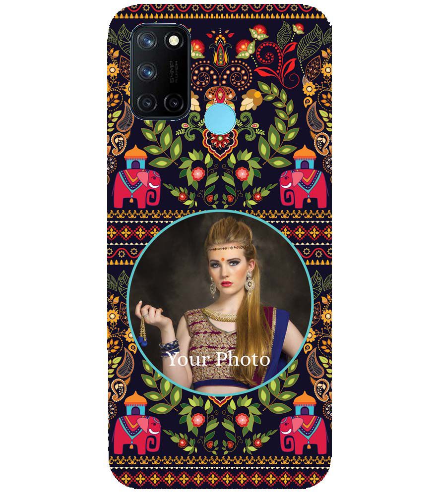 A0514-Mughal Pattern Photo Back Cover for Realme C17